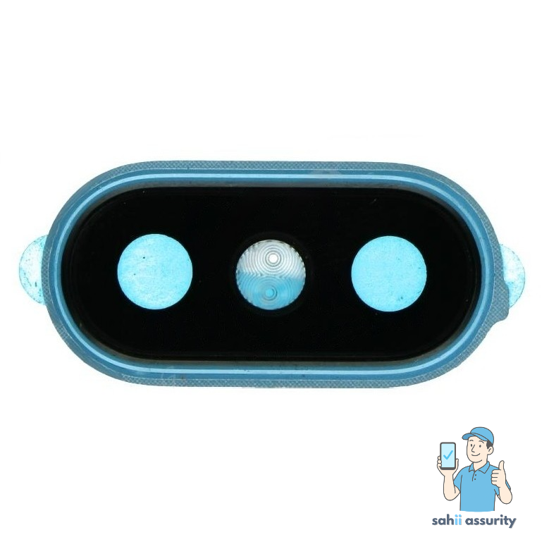 Camera Lens Glass with Frame for Xiaomi Mi A2 Blue thumbnail
